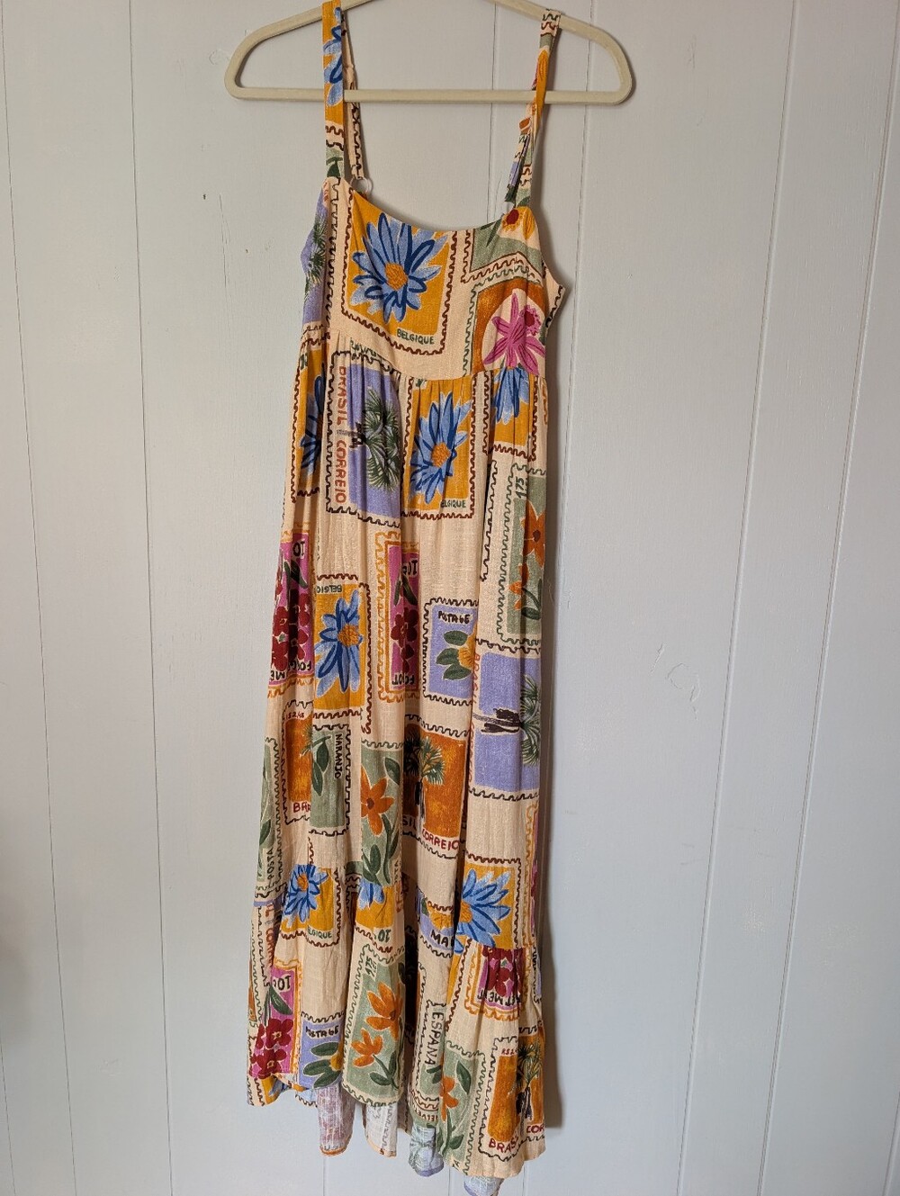 Paper Heart Boho Floral Patchwork Maxi Dress